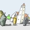 Der grüne Güggel kräht noch zaghaft