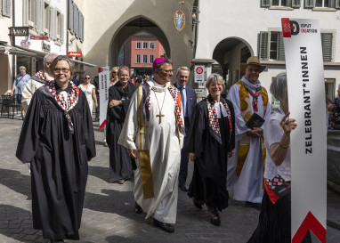 Die Badener Jubiläumsfeier Disput(N)ation ist eine friedliche Demonstration der Ökumene 
